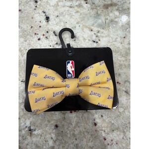 Los Angeles Lakers NBA Bow Tie‎ Pre-Tied Adjustable NWT